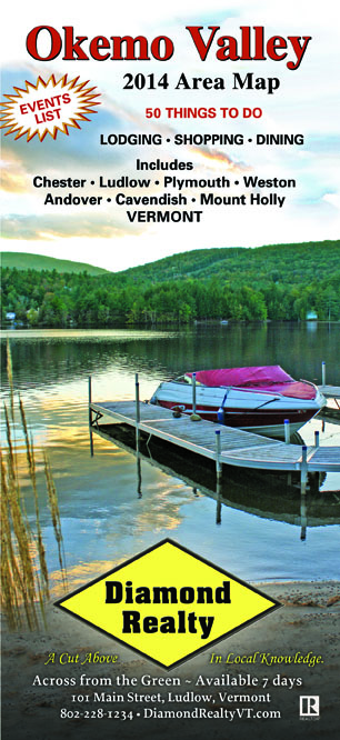 Okemo Valley Map Back 2014